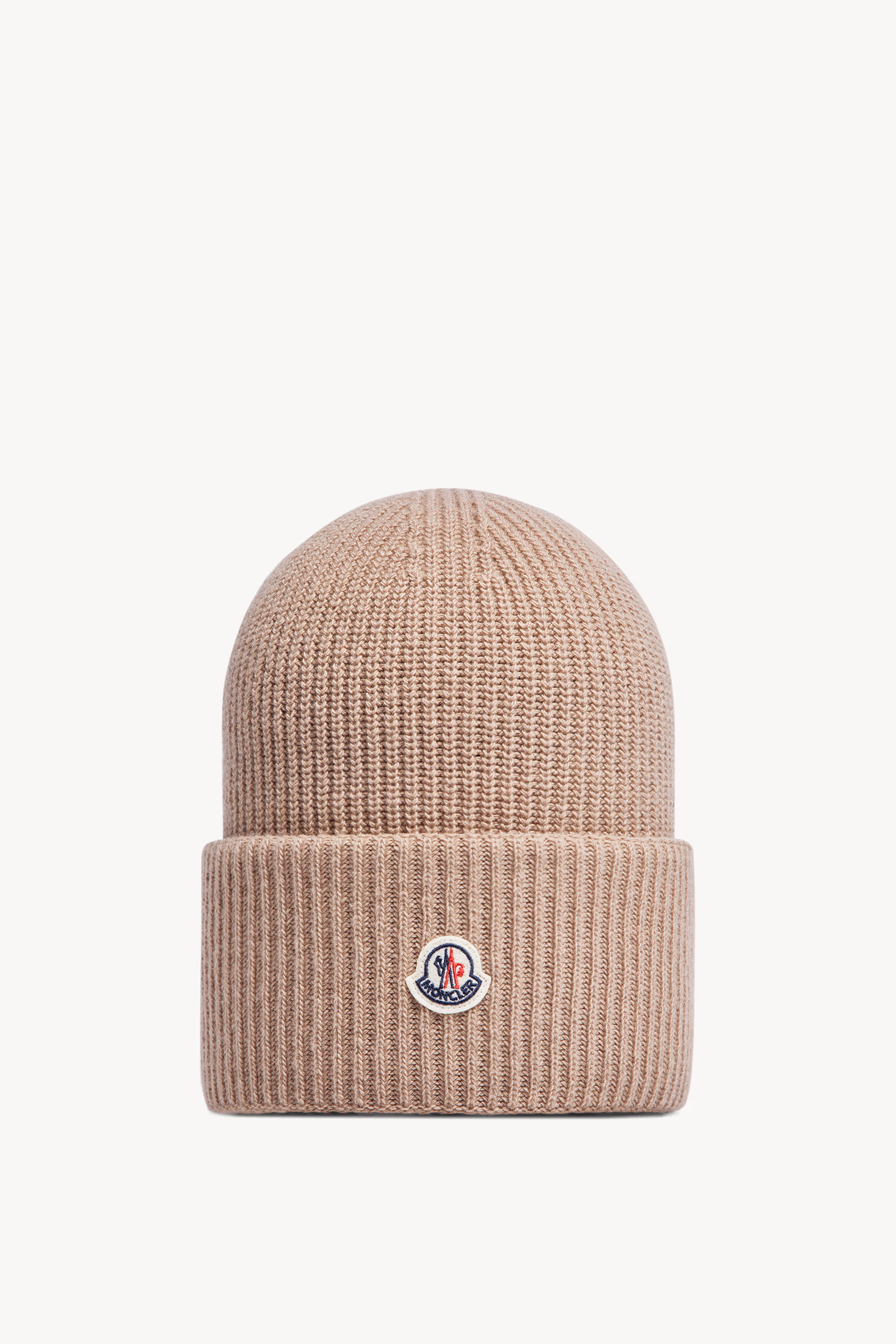 Wool Beanie Women Light Pink Moncler 0